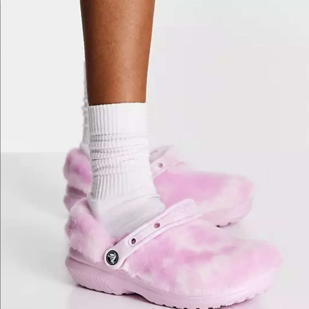 Croc fur sure clogs fit lined